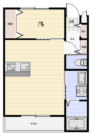 DIブランシェフォートの物件間取画像